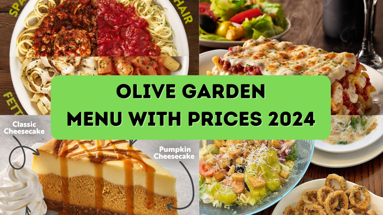 Olive Garden Menu With Prices 2024