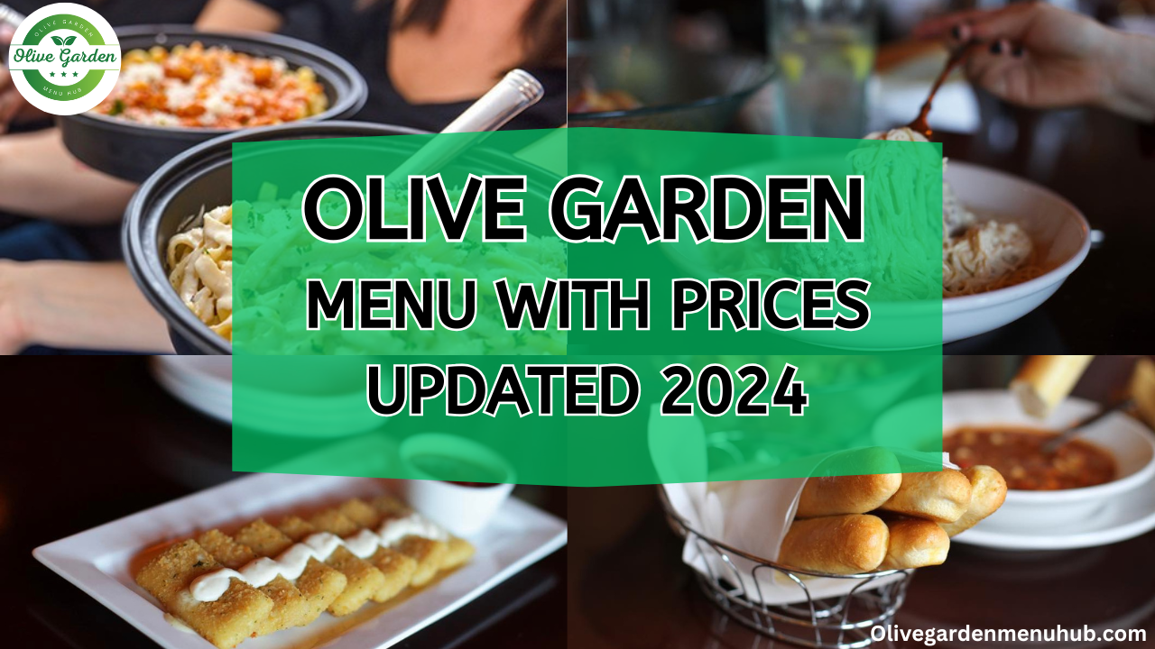 Olive Garden menu prices 2024 for appetizers like Fried Mozzarella and Calamari.