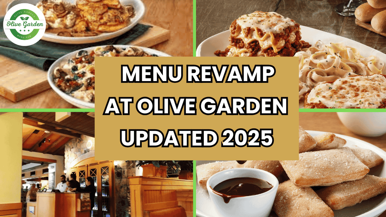 Olive Garden menu revamp 2025