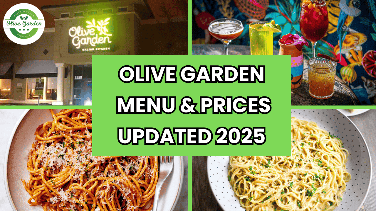 Olive Garden Menu With Prices 2025