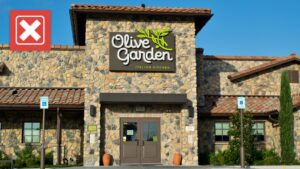 Closing of Olive Garden