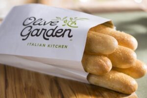 Breadsticks at olive garden