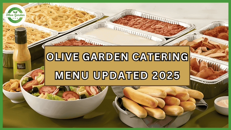 Olive Garden Catering Menu Updated 2025