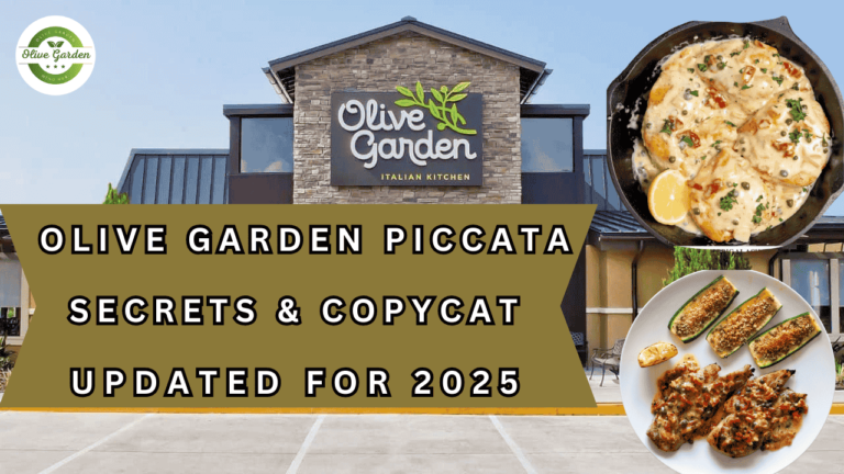 Olive Garden Piccata Secrets & Copycat recipe 2025